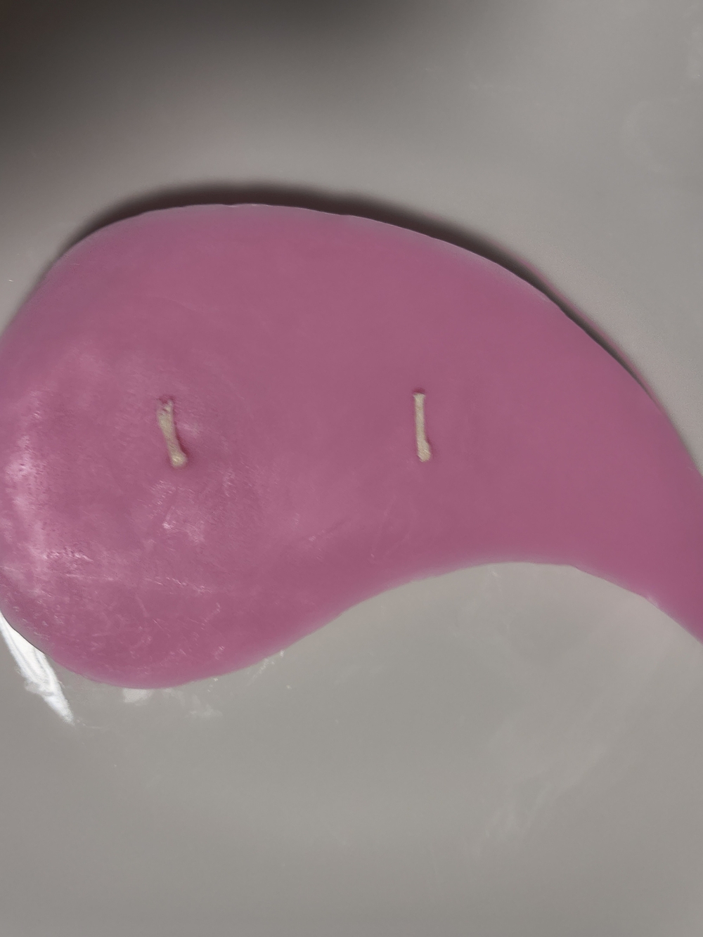 Pink Crescent Wax Eye Patch Duo